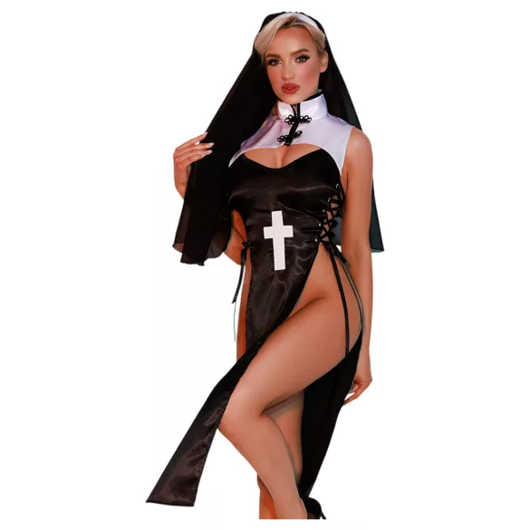 JSY 085 - costume de nonne (noir)