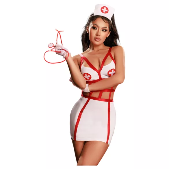 JSY 086 - costume d’infirmière (blanc)