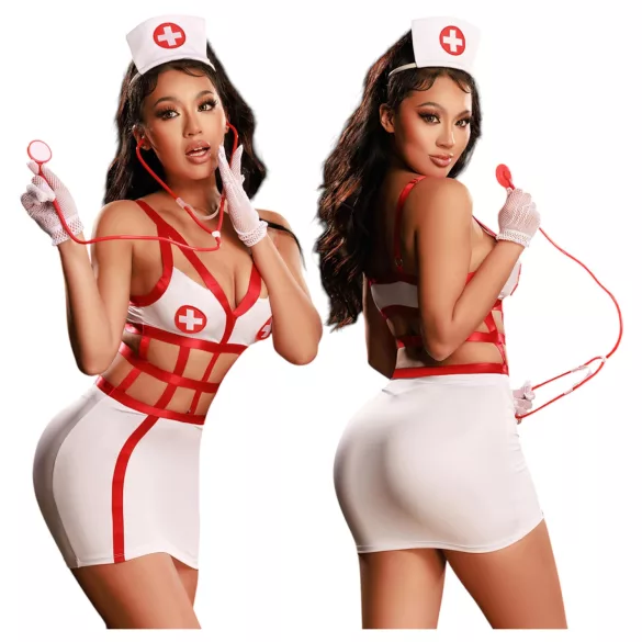 JSY 086 - costume d’infirmière (blanc)