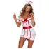 JSY 094 - costume d’infirmière - blanc et rouge - L/XL