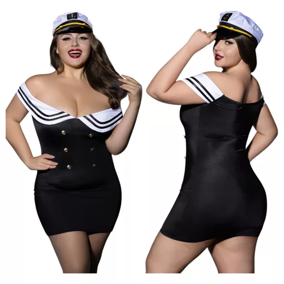 JSY 104 - costume de marin noir (XL-2XL)