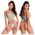 JSY 036 - ensemble de lingerie érotique (bleu) - L/XL