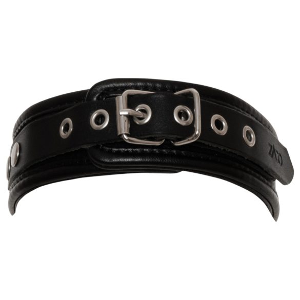 ZADO - collier en cuir noir