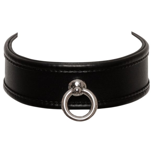 ZADO - collier en cuir noir