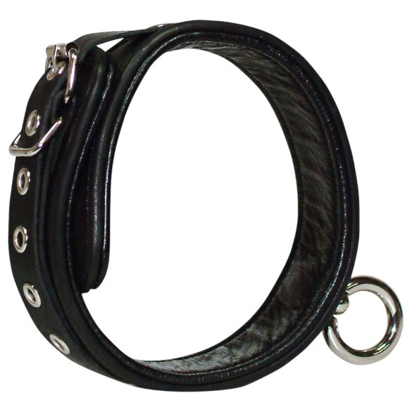 ZADO - collier en cuir noir