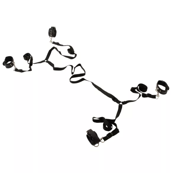 ZADO - kit de fixation au lit en cuir - noir