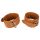 ZADO - Menottes en cuir pour poignets (marron)