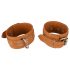 ZADO - Menottes en cuir pour poignets (marron)