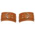 ZADO - Menottes en cuir pour poignets (marron)