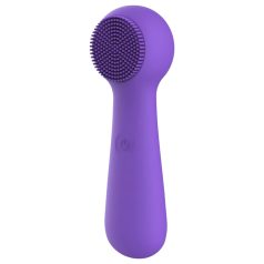  FaceClean - Appareil de massage facial étanche et rechargeable (violet)