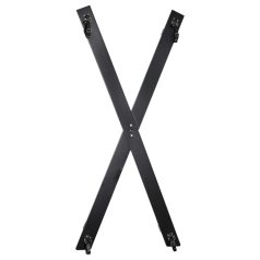 ZADO - Kit de bondage croix murale (noir)