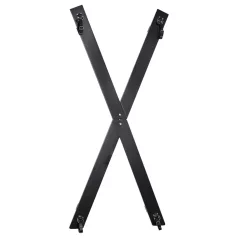 ZADO - Croisillon de bondage mural - kit de fixation - noir