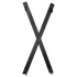 ZADO - Croisillon de bondage mural - kit de fixation - noir