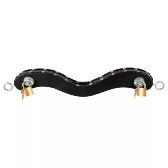ZADO - civières pour testicules en cuir (noir)
