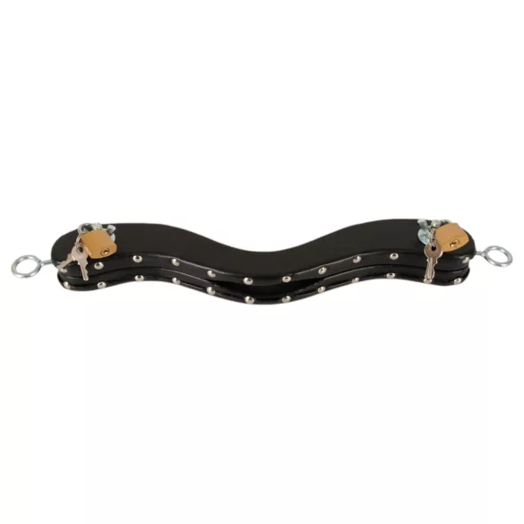 ZADO - civières pour testicules en cuir (noir)