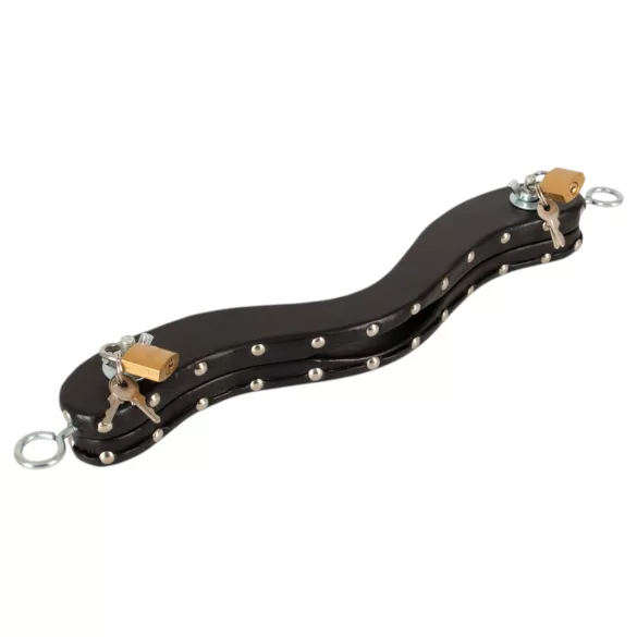 ZADO - civières pour testicules en cuir (noir)