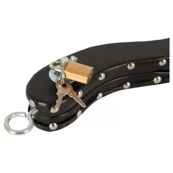 ZADO - civières pour testicules en cuir (noir)