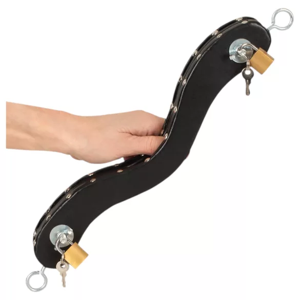 ZADO - civières pour testicules en cuir (noir)