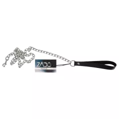 ZADO - laisse BDSM en métal pour collier (argent)