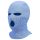 Balaclava - masque à 3 ouvertures - tricoté - bleu