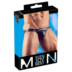 Svenjoyment - jockstrap homme brillant - noir - XL