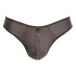 Svenjoyment - string homme zippé strass - effet brillant - noir