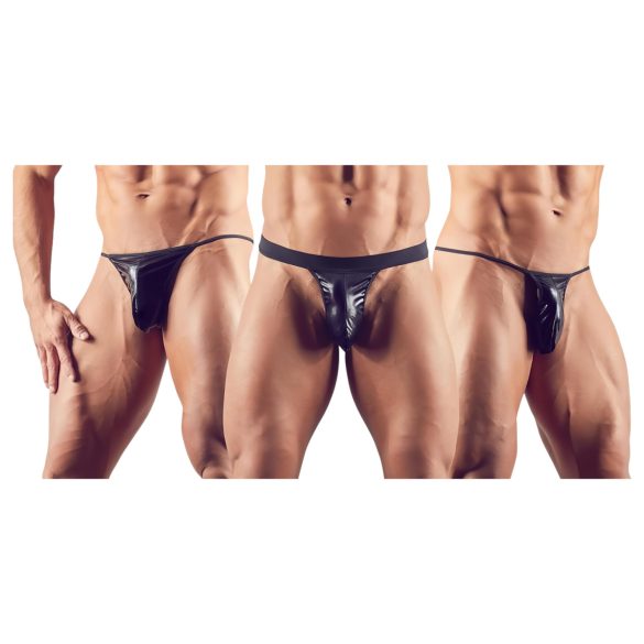 Svenjoyment - string homme lot de 3 - noir - S-L