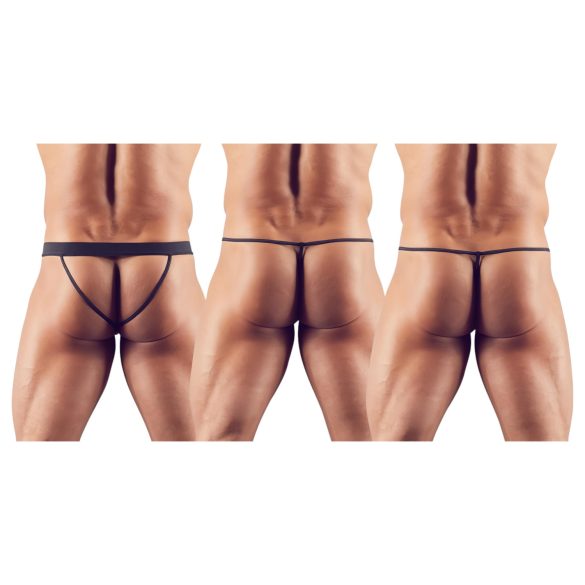Svenjoyment - string homme lot de 3 - noir - S-L