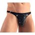 Svenjoyment - String homme avec strass (noir)