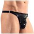 Svenjoyment - String homme avec strass (noir) - M