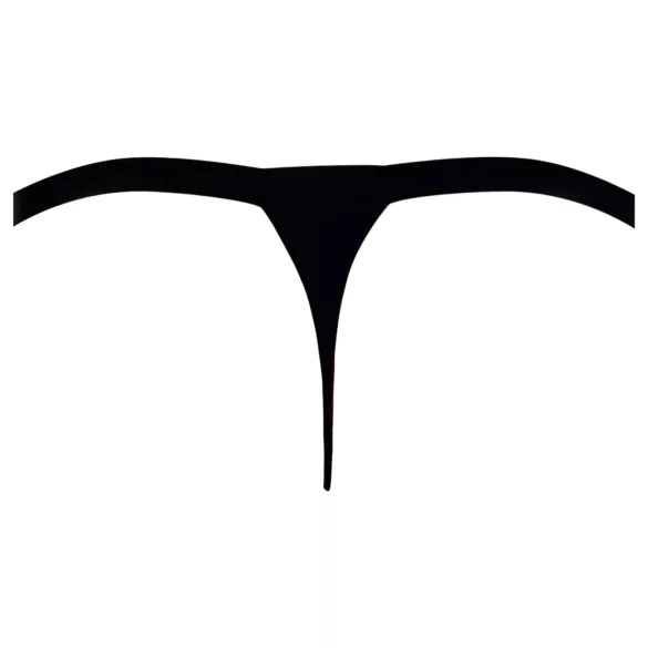 Svenjoyment - string homme - orné de strass - noir - L