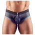Svenjoyment - jockstrap ouvert - noir et bleu - XL