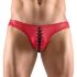 Svenjoyment - Boxer homme noir à lacets (rouge) - L