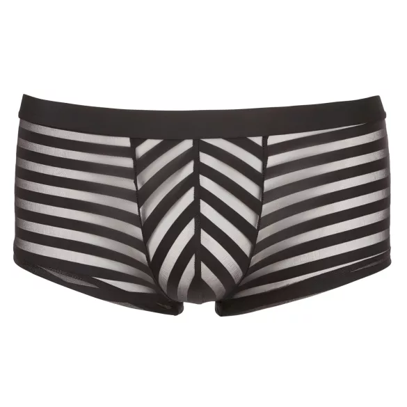 Svenjoyment - Boxer transparent à rayures (noir)