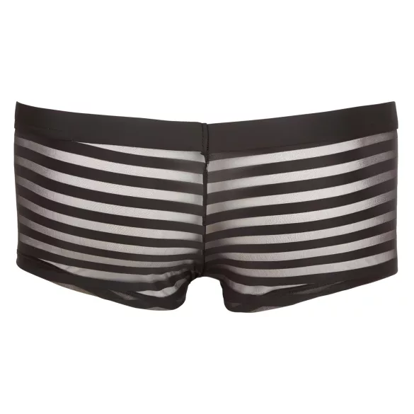 Svenjoyment - Boxer transparent à rayures (noir) - L