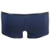 NEK - Boxer bleu avec lacets noirs et inserts résille - M