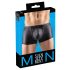 Svenjoyment - boxer mat à strass avec fermeture éclair (noir)