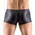 Svenjoyment - boxer mat à strass avec fermeture éclair (noir)