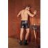 NEK - Short homme allongé avec boucle métallique (noir)
