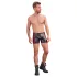 NEK - boxer zippé homme - bandes rouges latérales - noir