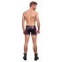 NEK - boxer zippé homme - bandes rouges latérales - noir