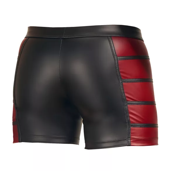 NEK - boxer zippé homme - bandes rouges latérales - noir - L
