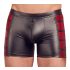 Boxer zippé avec inserts rouges NEK (noir) - XL