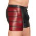 Boxer zippé avec inserts rouges NEK (noir) - XL