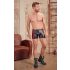 Boxer zippé avec inserts rouges NEK (noir) - XL