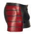 Boxer zippé avec inserts rouges NEK (noir) - XL