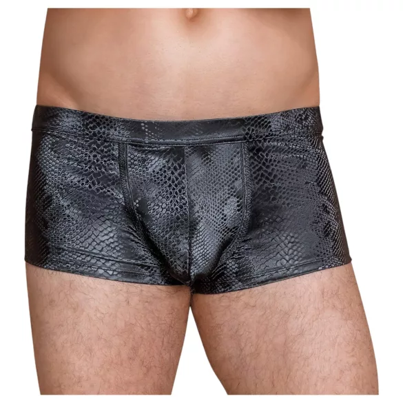 NEK - Boxer noir motif peau de serpent