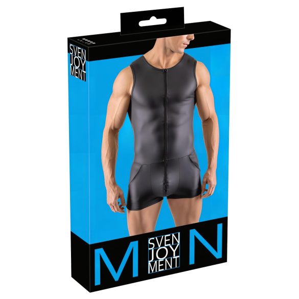 Combinaison homme sans manches noire - XL