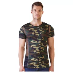 T-shirt homme camouflage (vert-brun) - 2XL