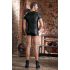 NEK - T-shirt homme à manches courtes effet mat (noir) - M